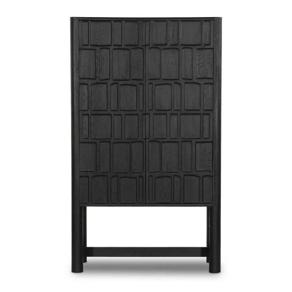 Ezri Cabinet - Black Oak