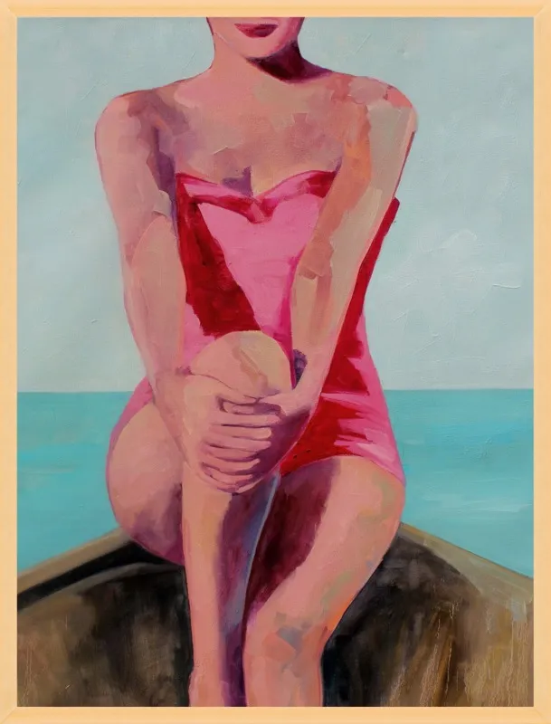 Woman in a Boat by T. S. Harris for Artfully Walls