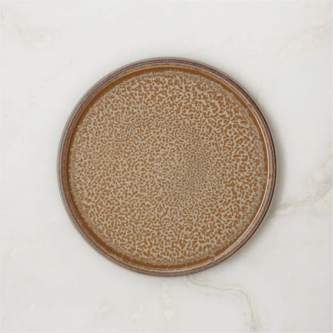 Prado Tan Salad Plate with Reactive Glaze