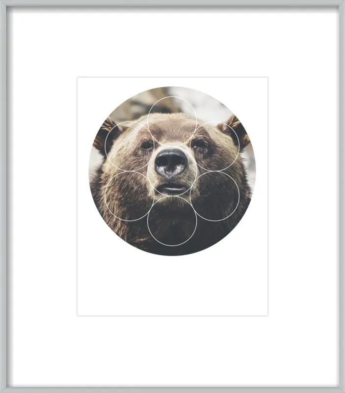 Big Bear Buddy - Geometric Photography by Emiliano Deificus for Artfully Walls