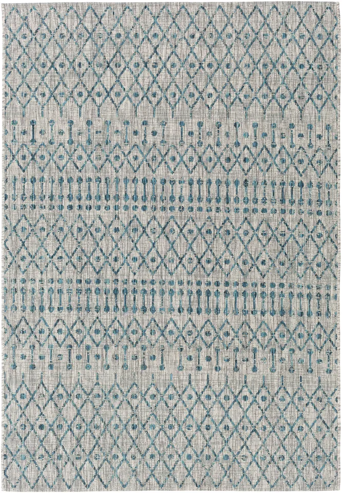 Eagean Beige Outdoor 2' x 2'11" Machine Woven Rug