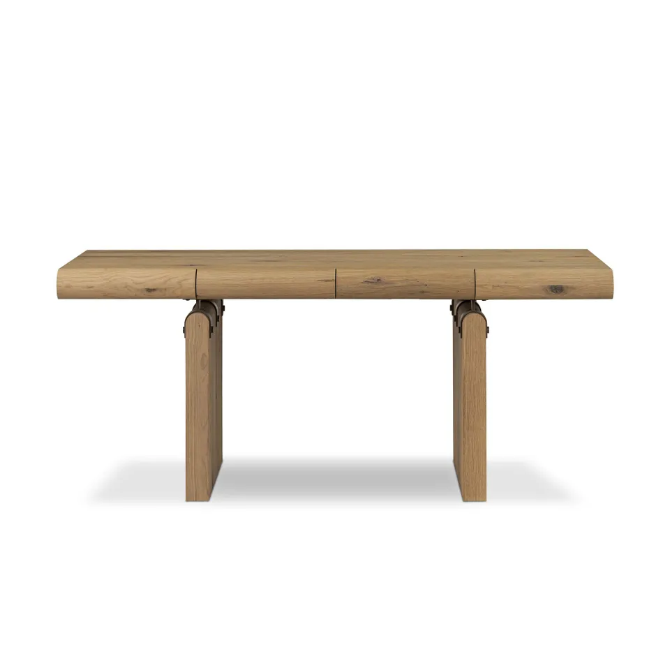 Cleo Desk - Light Natural Oak Veneer