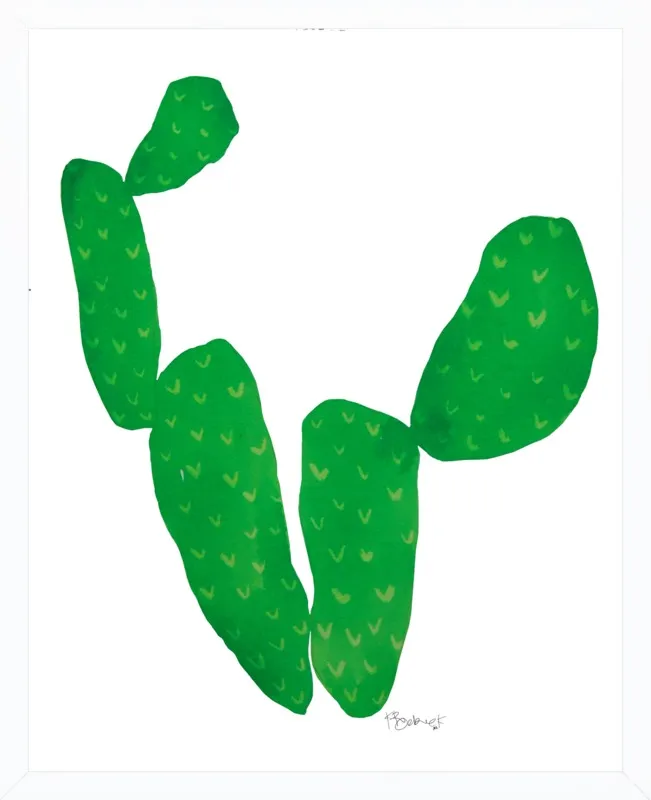 Green Cacti by Kate Roebuck for Artfully Walls