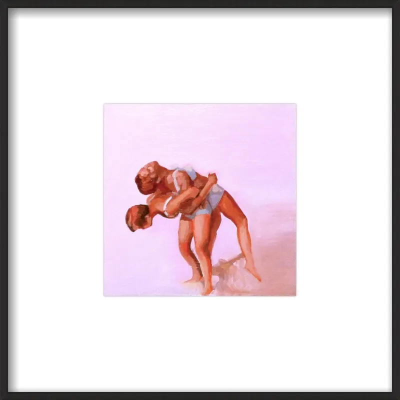 wrestling by Mary Sinner for Artfully Walls