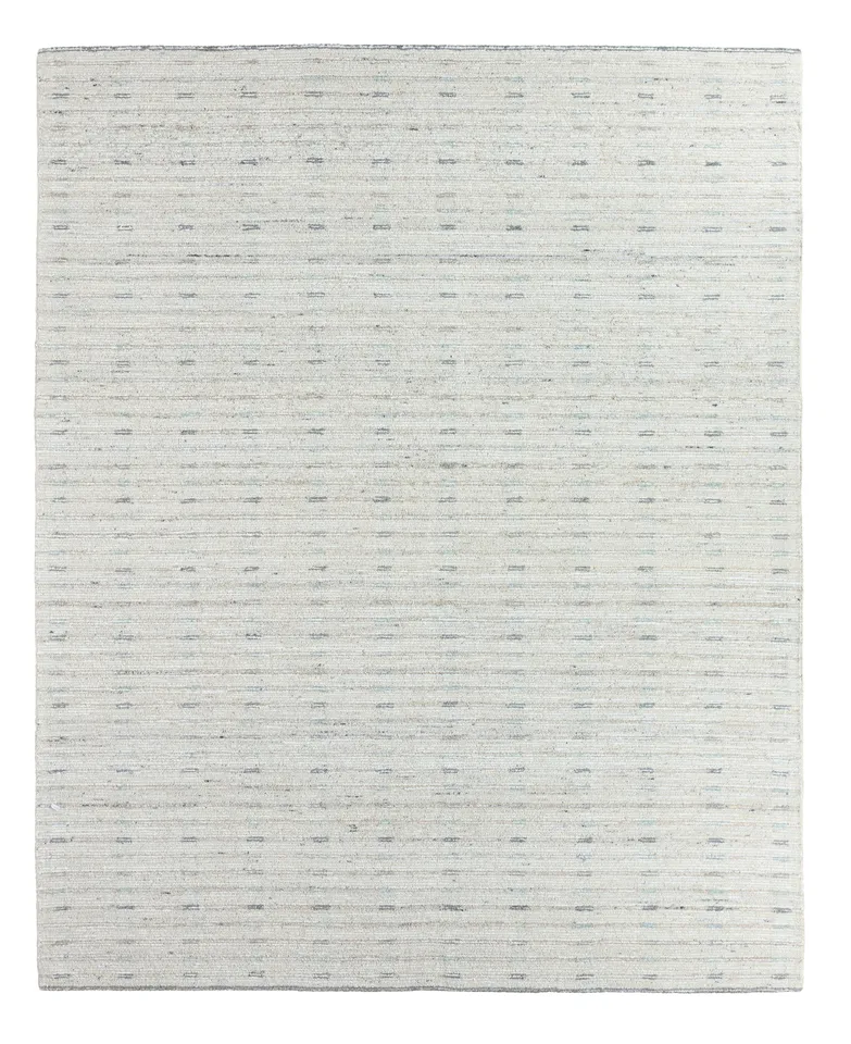 Label J Aiker FGN01 Tufted Striped Gray/Tan Area Rug (13'X18')