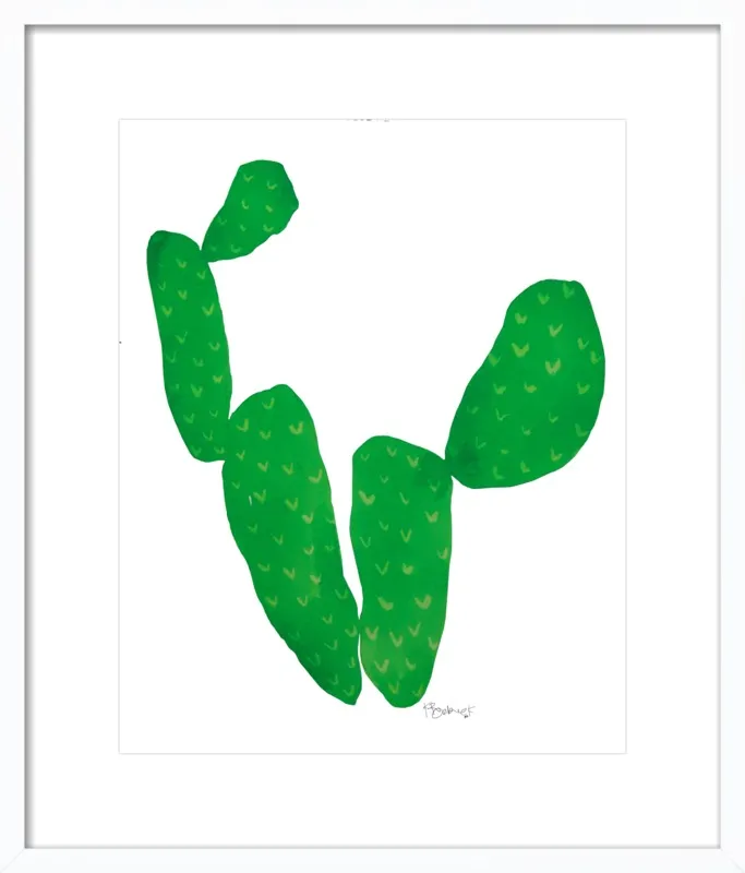 Green Cacti by Kate Roebuck for Artfully Walls