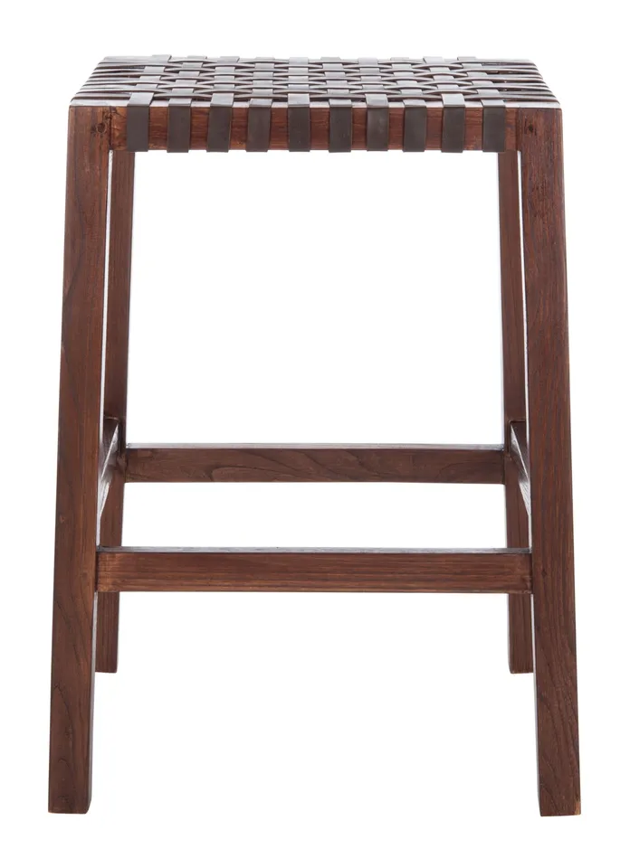 Capri Counter Stool - Brown / Brown