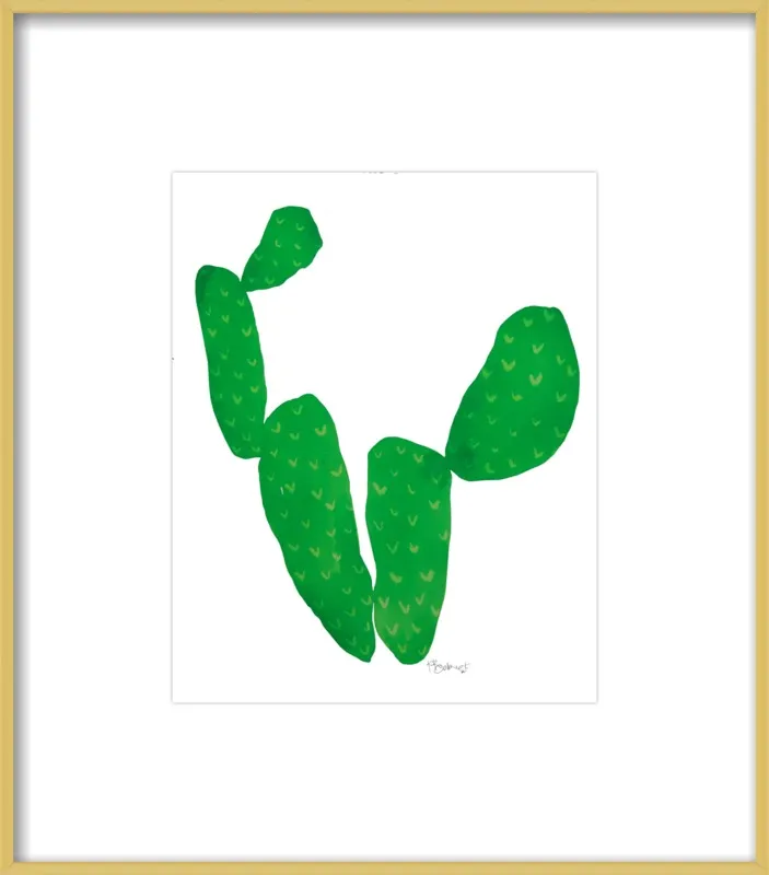 Green Cacti by Kate Roebuck for Artfully Walls