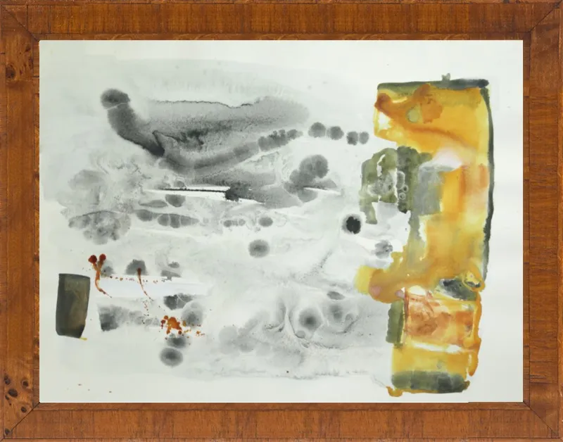 work on paper #24 by Emily Van Horn for Artfully Walls