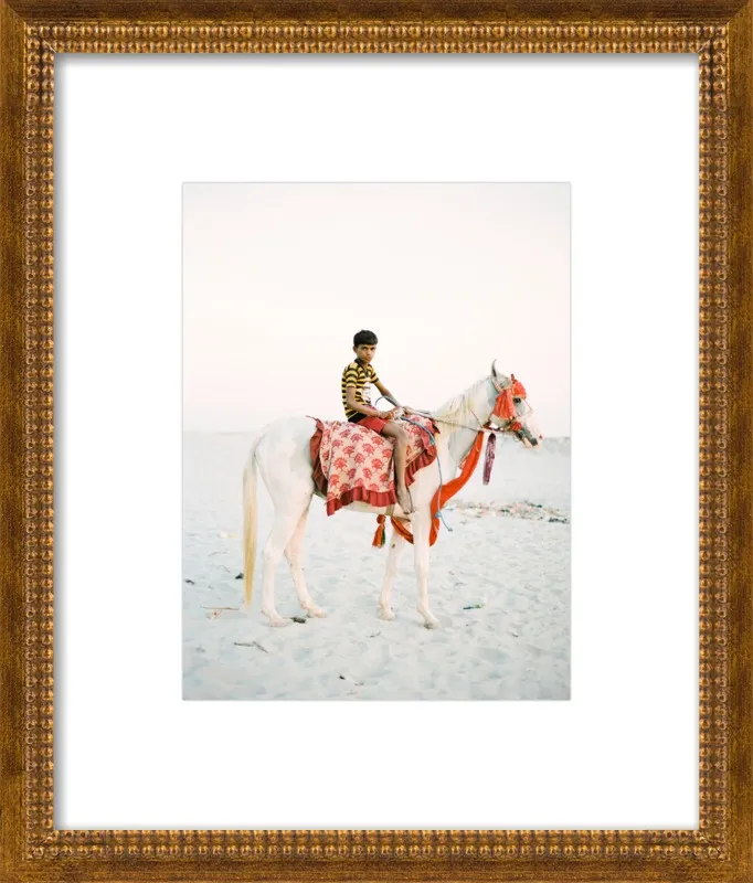 Boy on Horse by Andrew Jacona for Artfully Walls