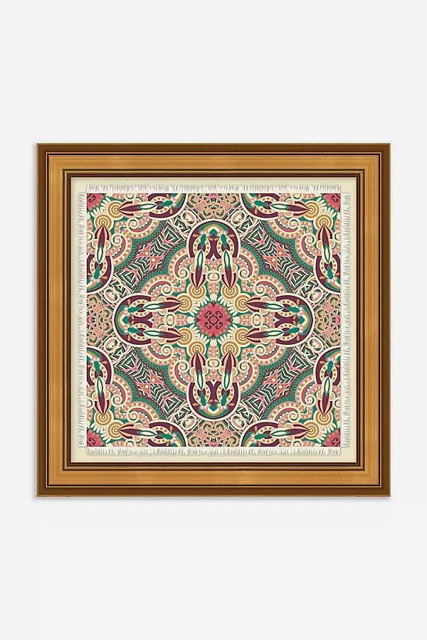 Patterned Scarf Pink Wall Art