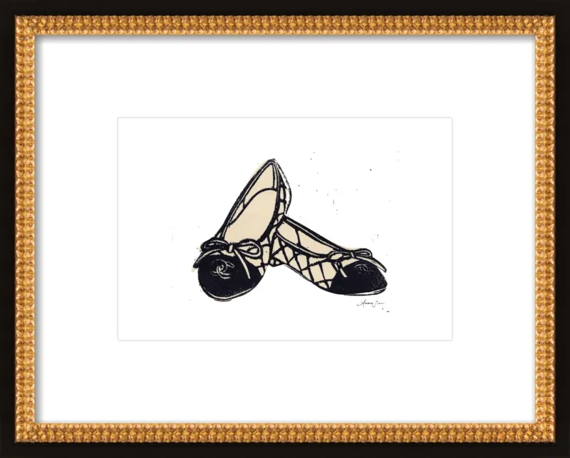 Chanel Ballet Flats by Anna See for Artfully Walls
