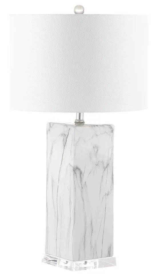 Olympia 29" Table Lamp, Set Of 2 - Black / White
