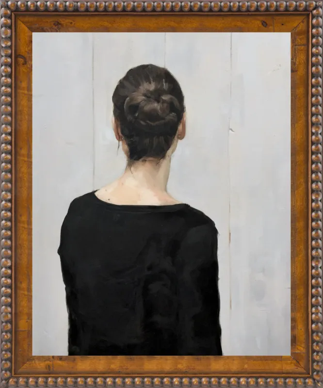 Portrait of a young woman by Philine van der Vegte for Artfully Walls