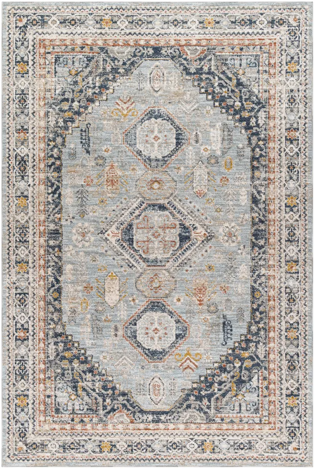 Beckham Gray Indoor 2' x 2'11" Machine Woven Rug