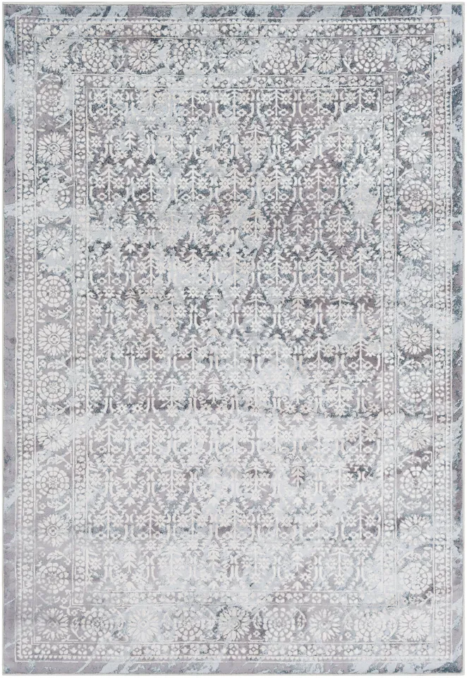 Genesis Gray Indoor 2' x 2'11" Machine Woven Rug