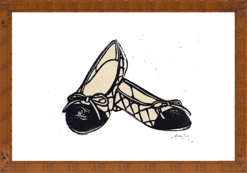 Chanel Ballet Flats by Anna See for Artfully Walls