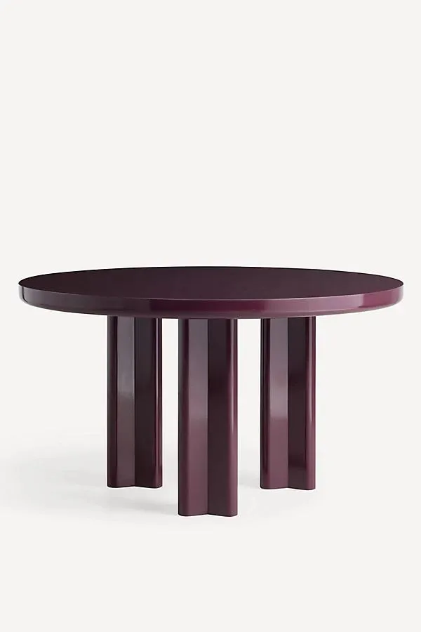 Winton Round Lacquered 54" Dining Table