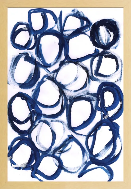 Blue Loops by morioke for Artfully Walls