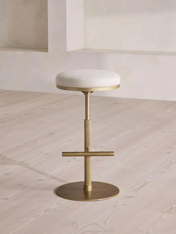 Wardell Counter Stool, Linen, Natural, US