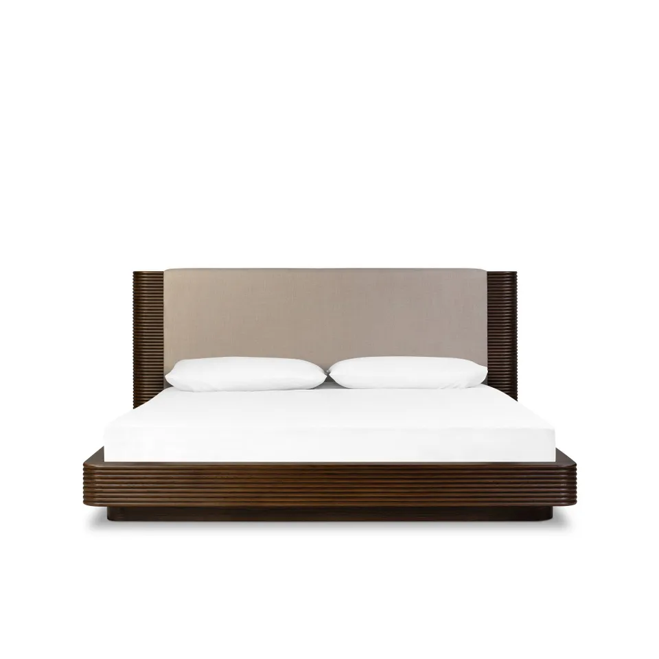 Benny Upholstered Bed - Harbor Sand