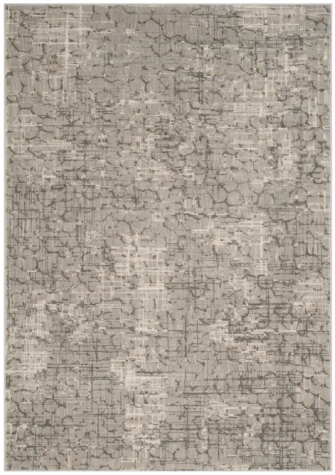 Arlo Home Woven Area Rug, MDW171F, Grey,  4' X 6'