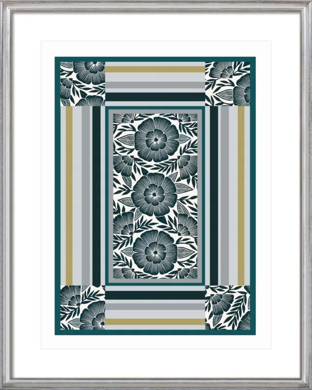 Botanical Frame 1 by Katharine Watson for Artfully Walls