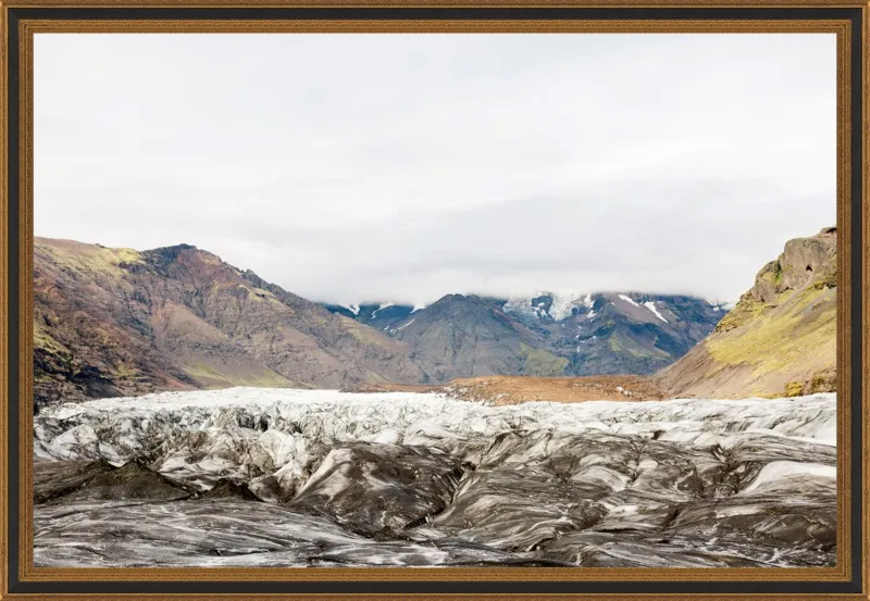 Breiðamerkurjökull Glacier Field by Robert and Tiffany Peterson for Artfully Walls