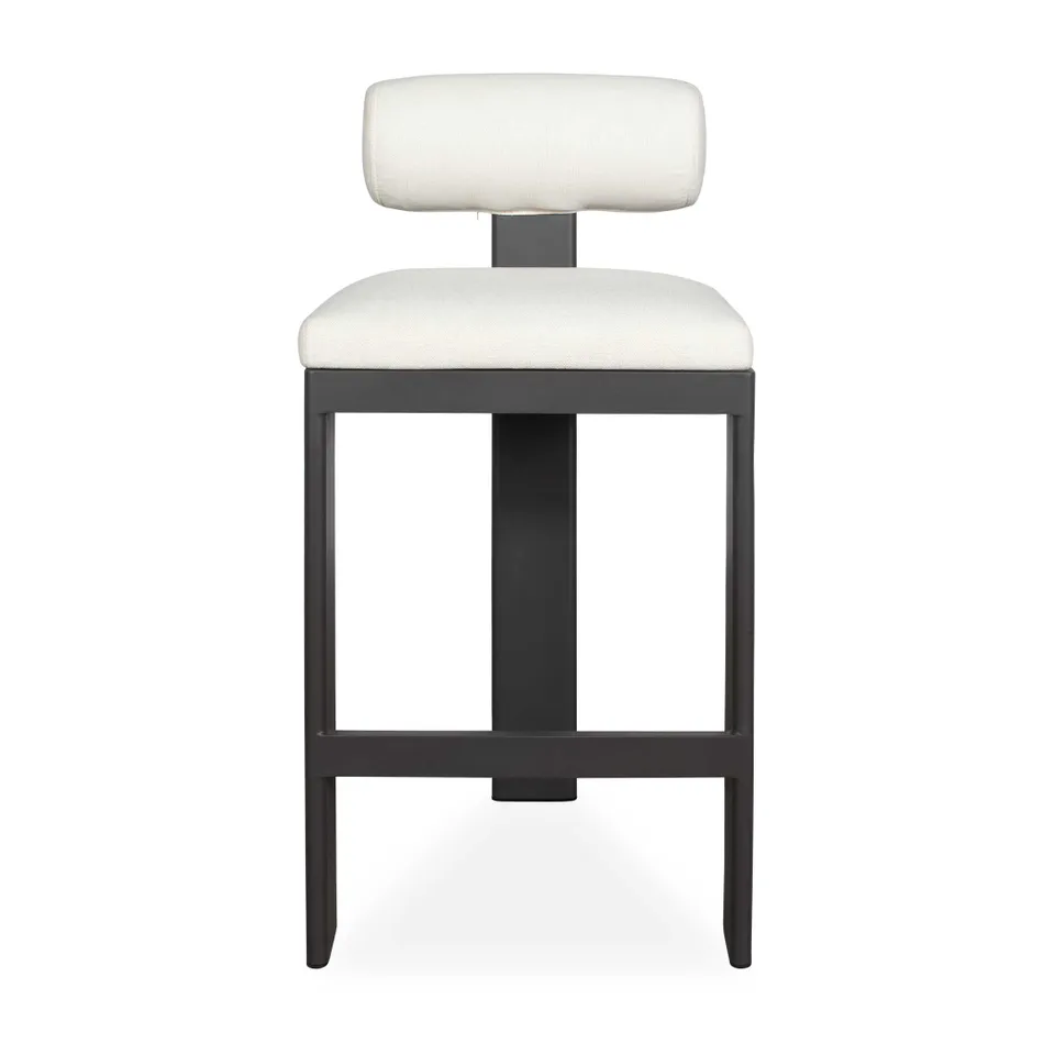 Bolster Back Outdoor Bar Stool