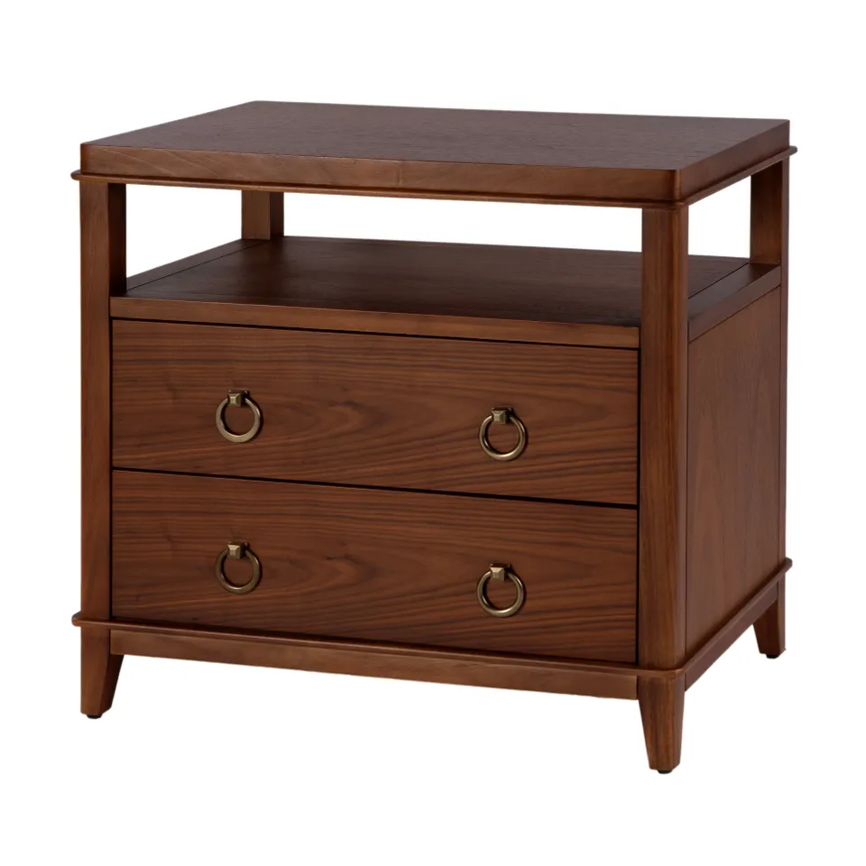 Highbury Natural Walnut Nightstand