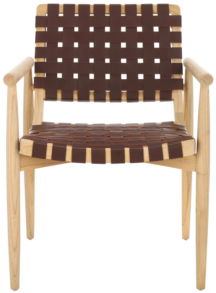 Dionne Accent Chair - Cognac / Natural