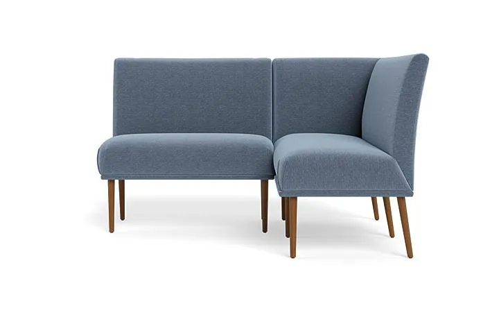 Dorian Upholstered Petite Right Banquette with Tufting Option