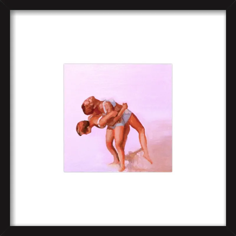wrestling by Mary Sinner for Artfully Walls