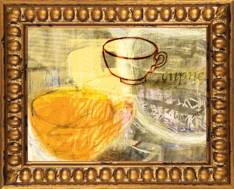 Still Life with Cups by Carmel Kushnir for Artfully Walls