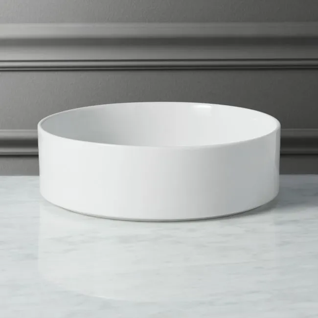 Frank White Serving Bowl