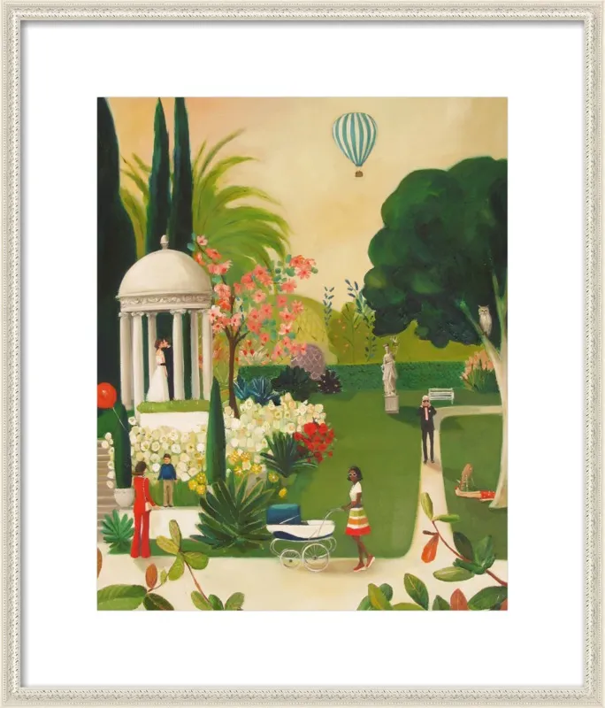A Fainting in the Botanical Gardens by Janet Hill for Artfully Walls