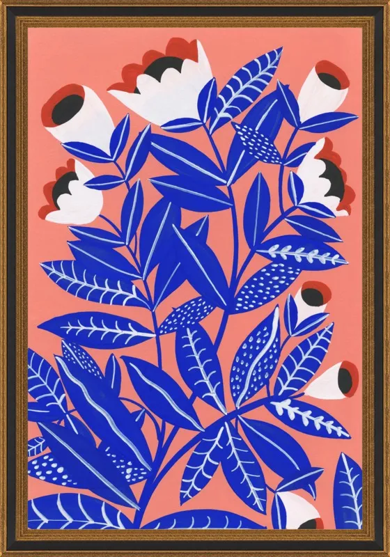 Blue Plant by Agathe Singer for Artfully Walls