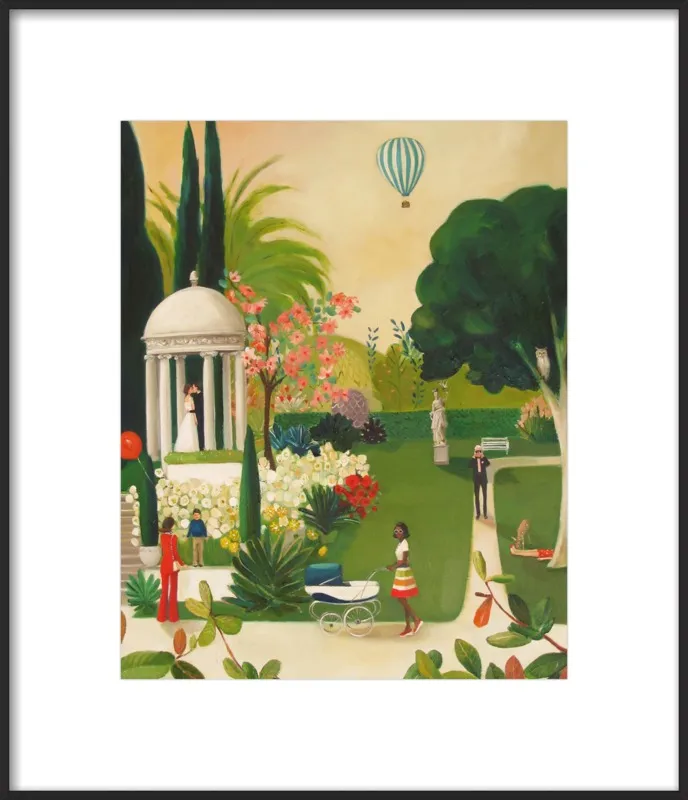 A Fainting in the Botanical Gardens by Janet Hill for Artfully Walls