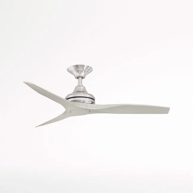 Fanimation Spitfire 48" Brushed Nickel Indoor/Outdoor Ceiling Fan