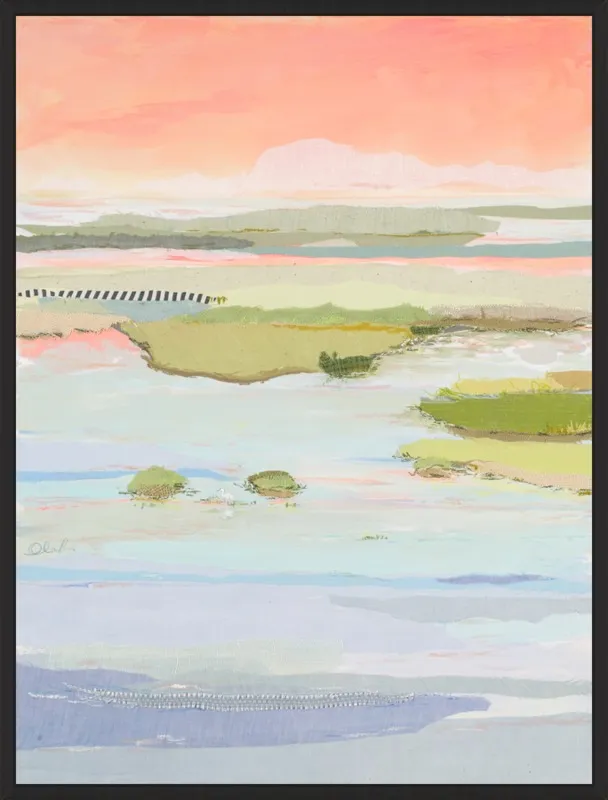 Marsh Blush West by Karin Olah for Artfully Walls