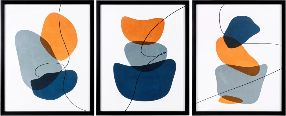 Sebastian SEB-001 21"H x 17"W x 1"D, 21"H x 17"W x 1"D, 21"H x 17"W x 1"D Framed Art
