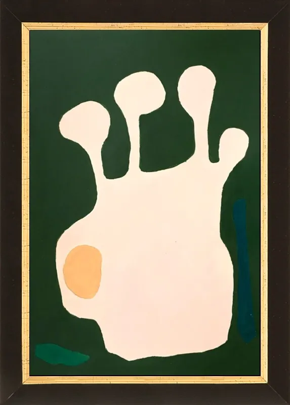 Nectarine Vase, abstraction 11 by Neicy Frey by Neicy Frey for Artfully Walls