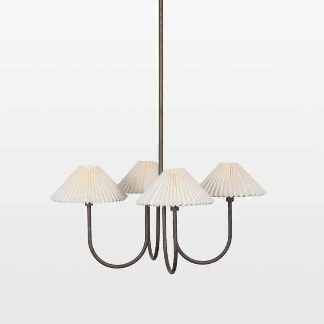 Ashby Bronze Chandelier Light 27"