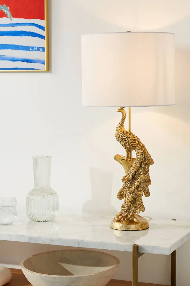 Icon Peacock Table Lamp