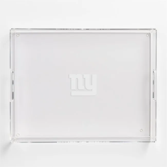 NFL New York Giants Large Rectangle Acrylic Decorative Tray