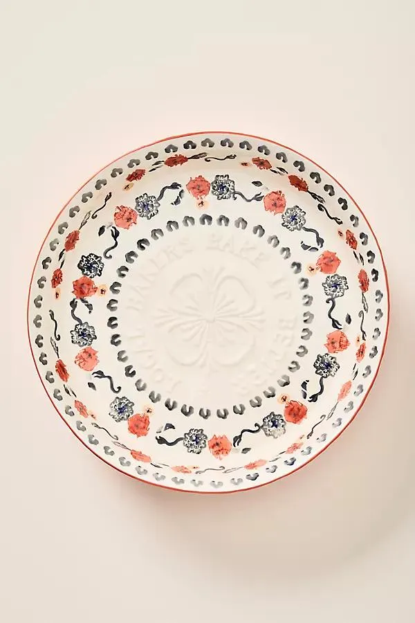 Handpainted Lucerne Pie Dish