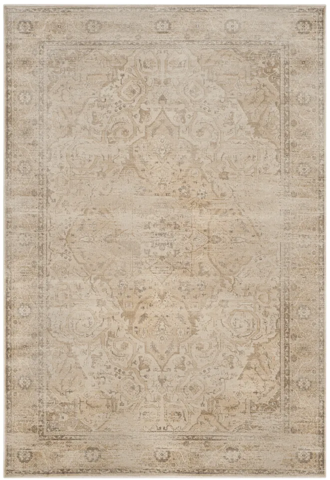 Arlo Home Woven Area Rug, VTG159-3440, Stone,  5' 3" X 7' 6"