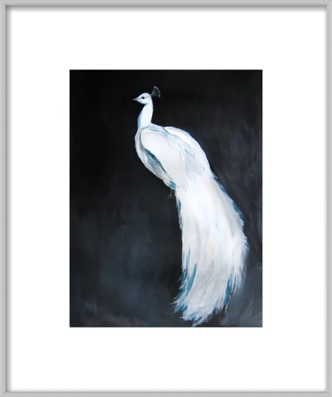 White Peacock II by Christine Lindstrom for Artfully Walls