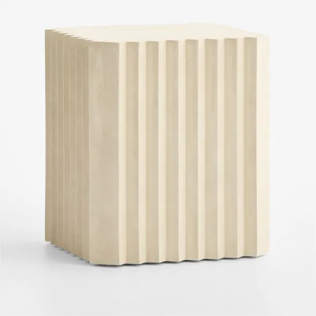 Medida High Gloss Resin 24" Square End Table