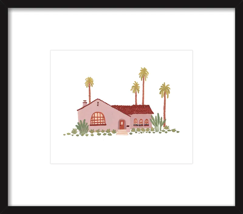 Pink Bungalow by Taylor Ann for Artfully Walls